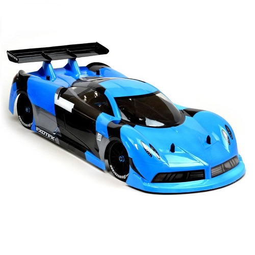 Exotek P Z Usgt Race Body Clear Lexan Body W Wing P Z